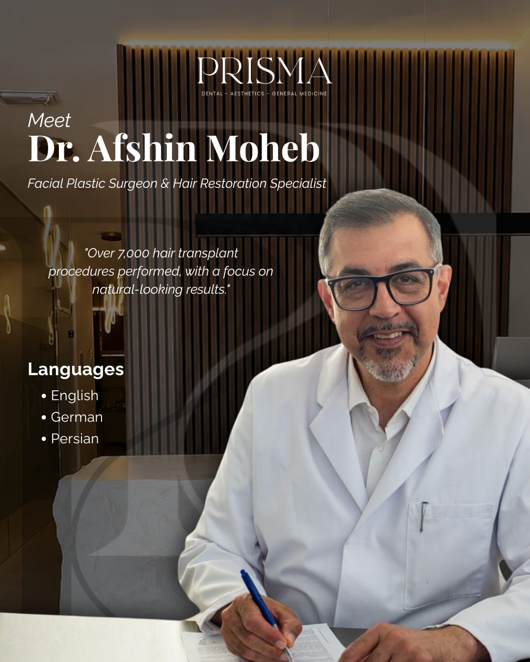 Dr. Afshin Moheb — introduction