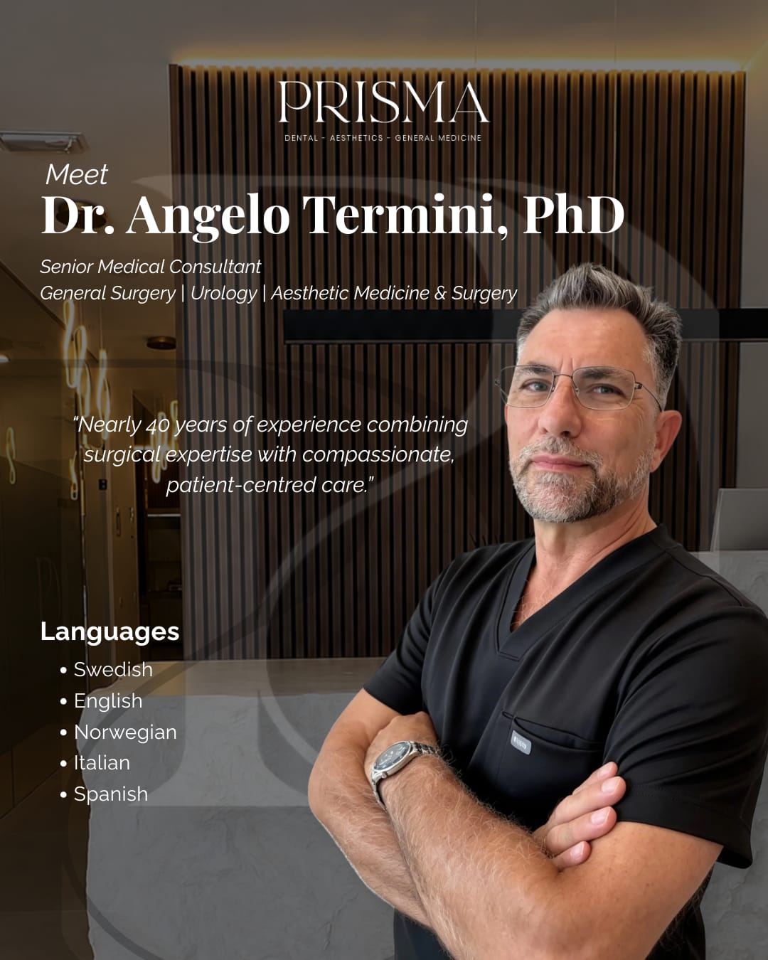 Dr. Angelo Termini — introduction