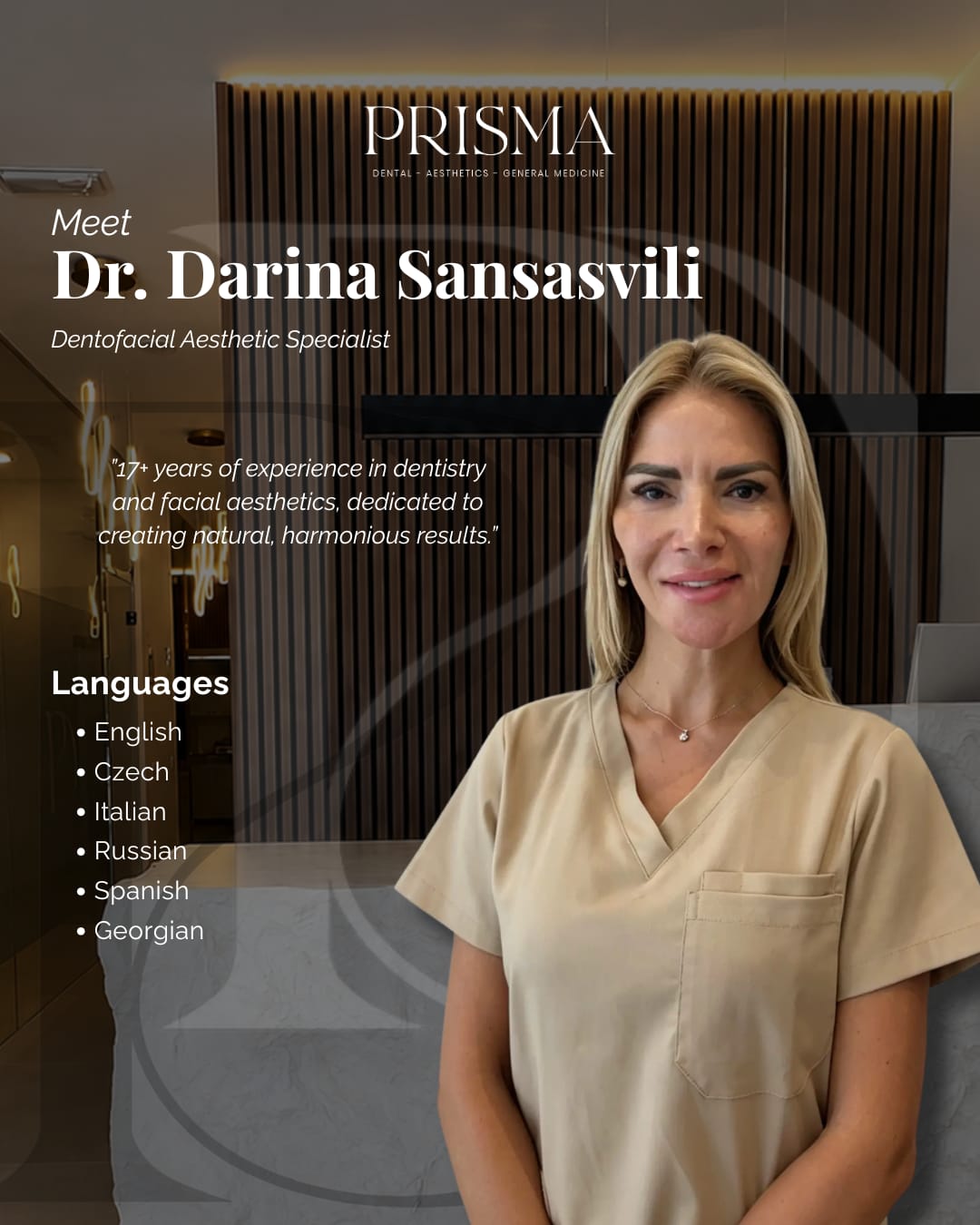 Dr. Darina Sansasvili — introduction