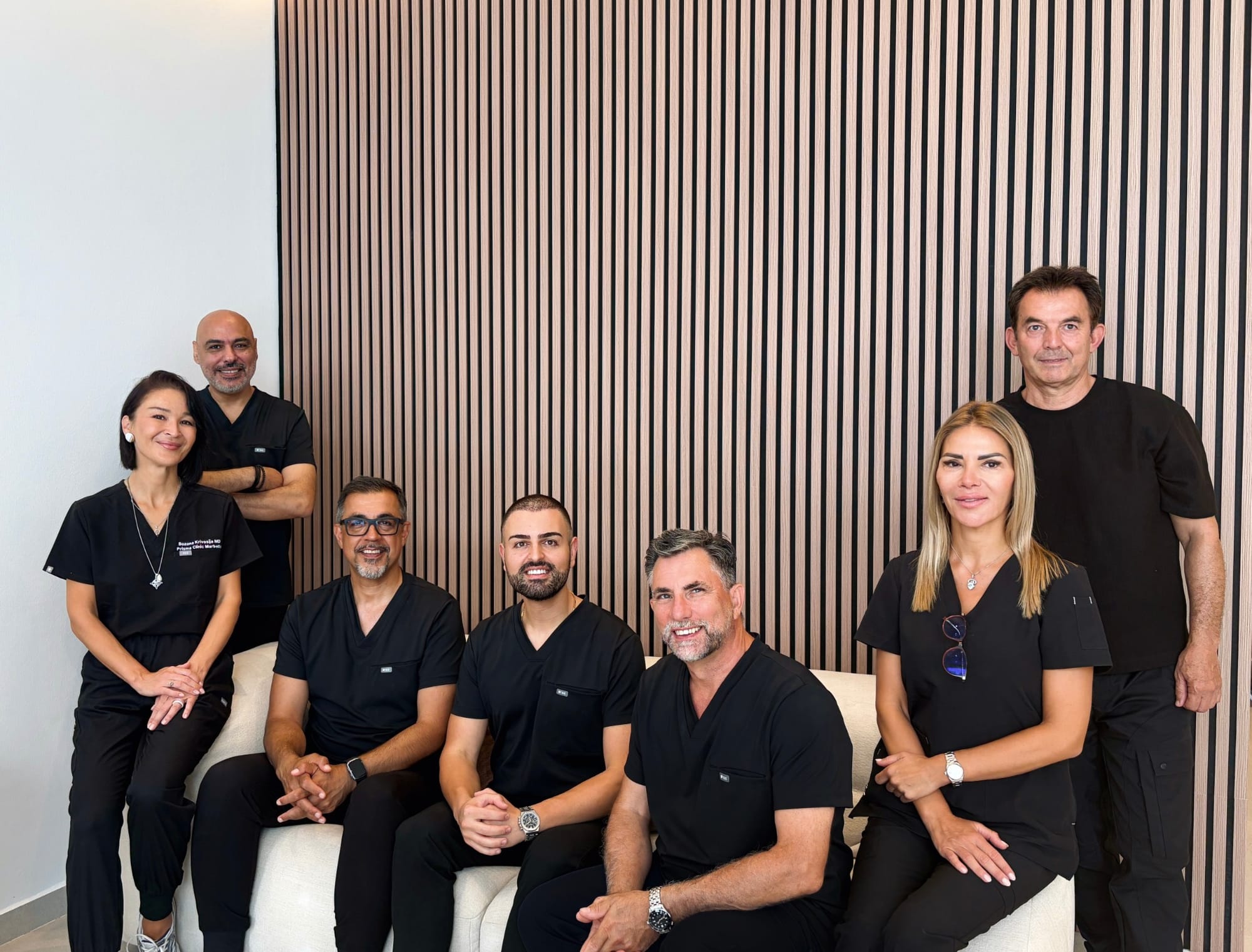The Prisma Clinic specialist team inside the clinic